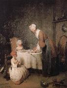 Jean Baptiste Simeon Chardin Fasting prayer oil painting artist